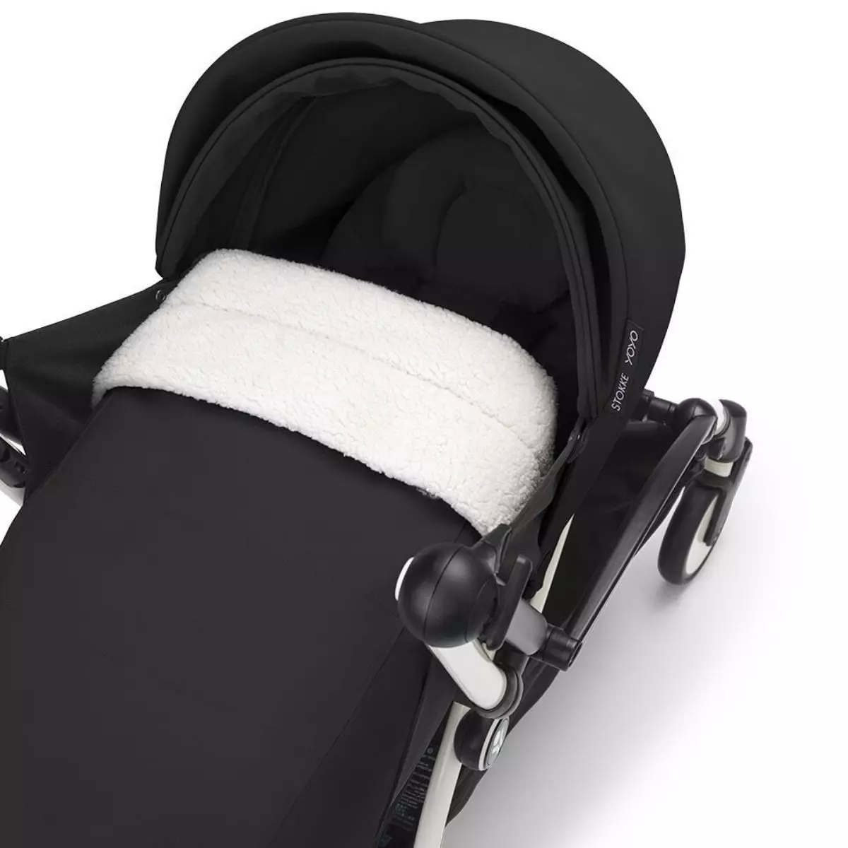 Stokke YOYO³ Stroller 0 Months+ Newborn Pack Black - Kotak Tidur Kereta Dorong Bayi