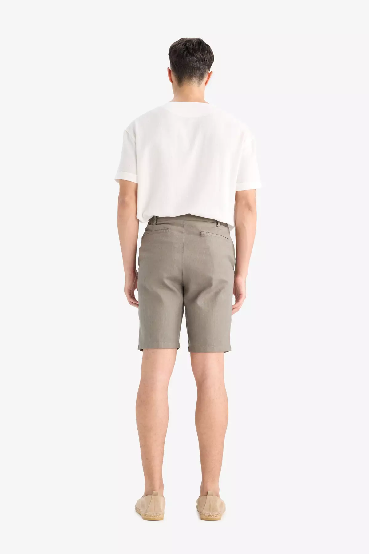 100% Cotton Bermuda Shorts D4268Ax24Sm