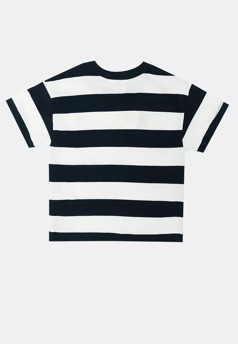 License Drop Shoulder Short Sleeves Tee