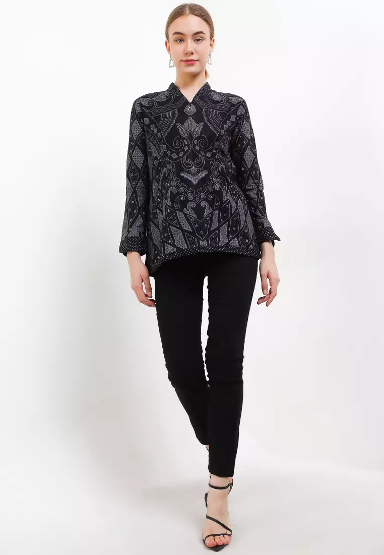 Blouse Batik Brama Premium Slimfit Elegant