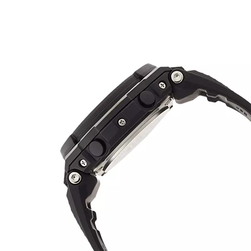 Jam Tangan Pria Casio G-Shock Multiband 6 GST-W300G-1A1JF Men Black Digital Analog Dial Black Resin Strap (JDM)