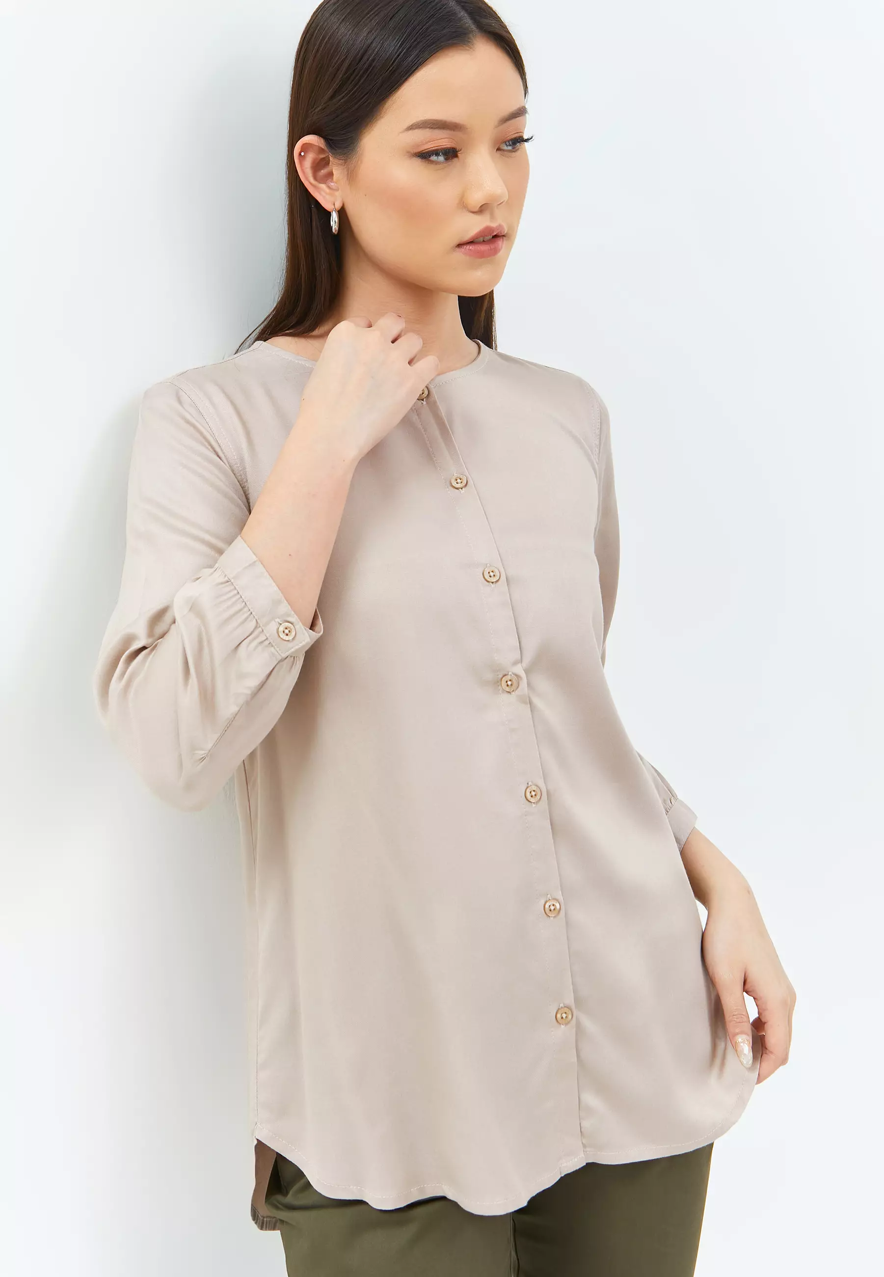 Arwen Warm Peach Blouse (G.13134)