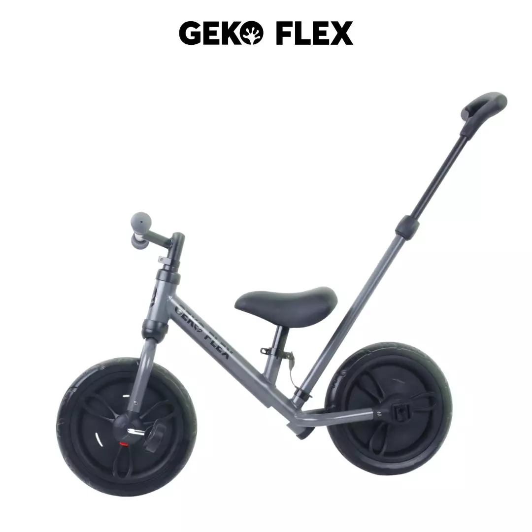 Geko Flex 6in1 Balance Bike Dark Grey - Sepeda Anak multifungsi