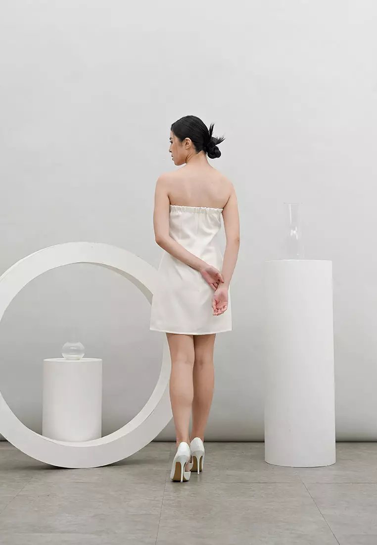Capsule Tube Mini Dress in White
