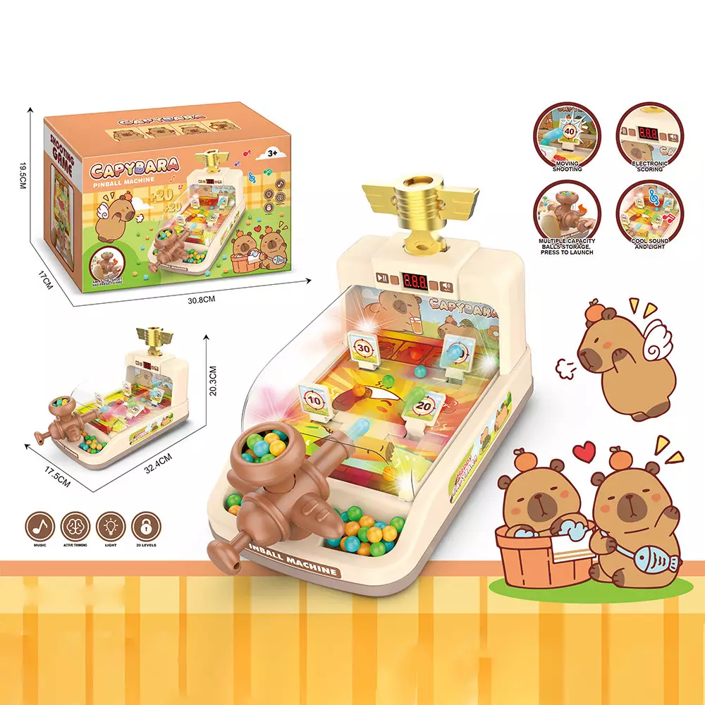 Kiddy Fun Playset Capybara Beaded Game Console - Cokelat