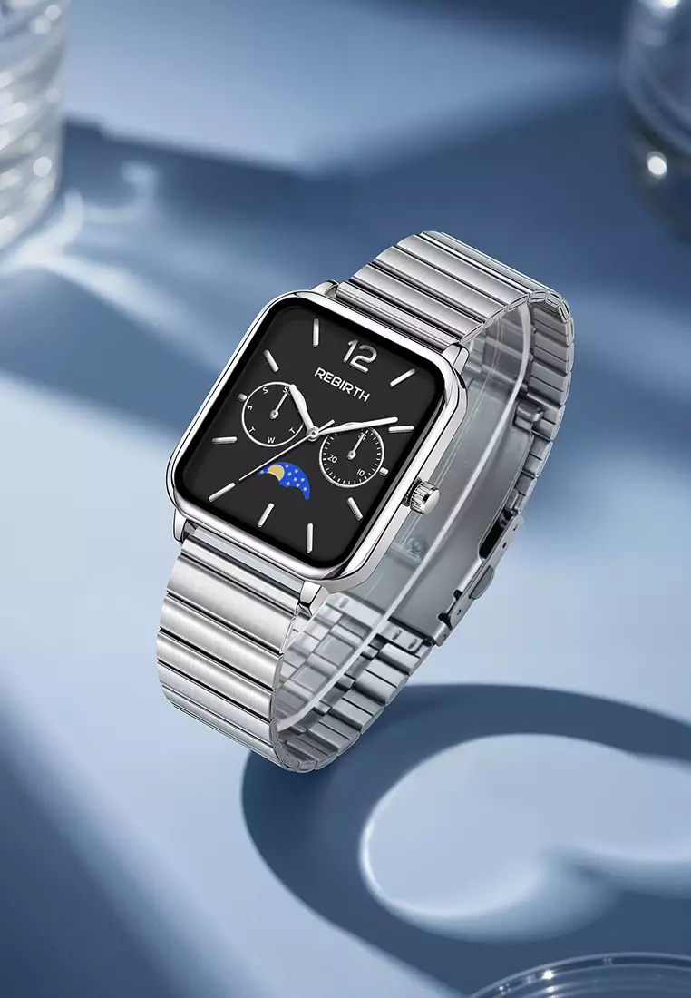 Jam Tangan Wanita Elegan Mewah Casual Anti Air Original Kekinian Tali Stainless Steel Jam Tangan Cewek black