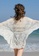 LYCKA white BC1012 Lady Beachwear Long Breezy Beach Cover-up White 9C279USDF964A6GS_2