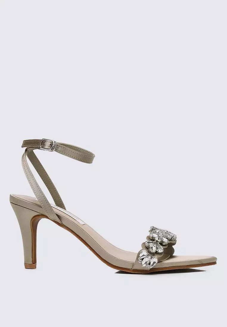 Discount on My Ballerine  shoes - SKU: My Ballerine Liliana Comfy Heels In Taupe