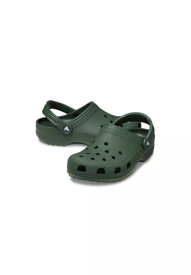 Kids' Classic Clog in Field Green
