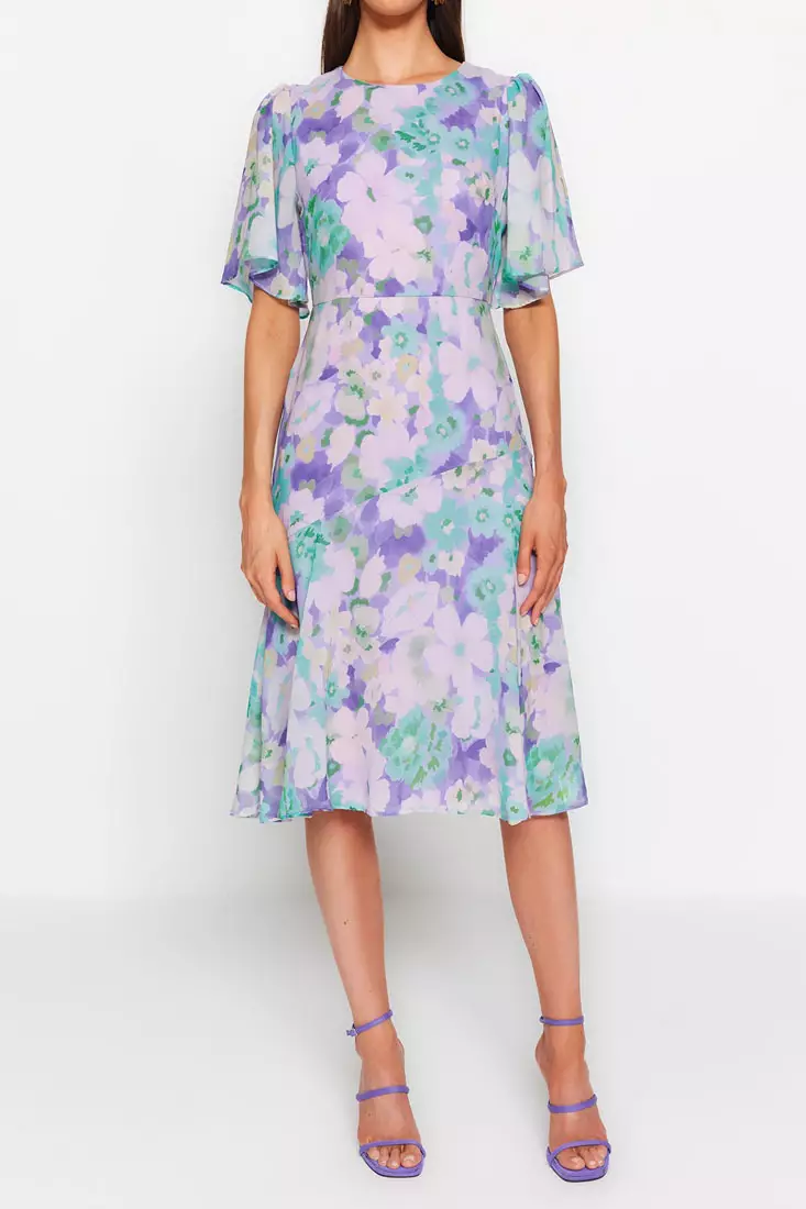 Floral Print Woven Dress