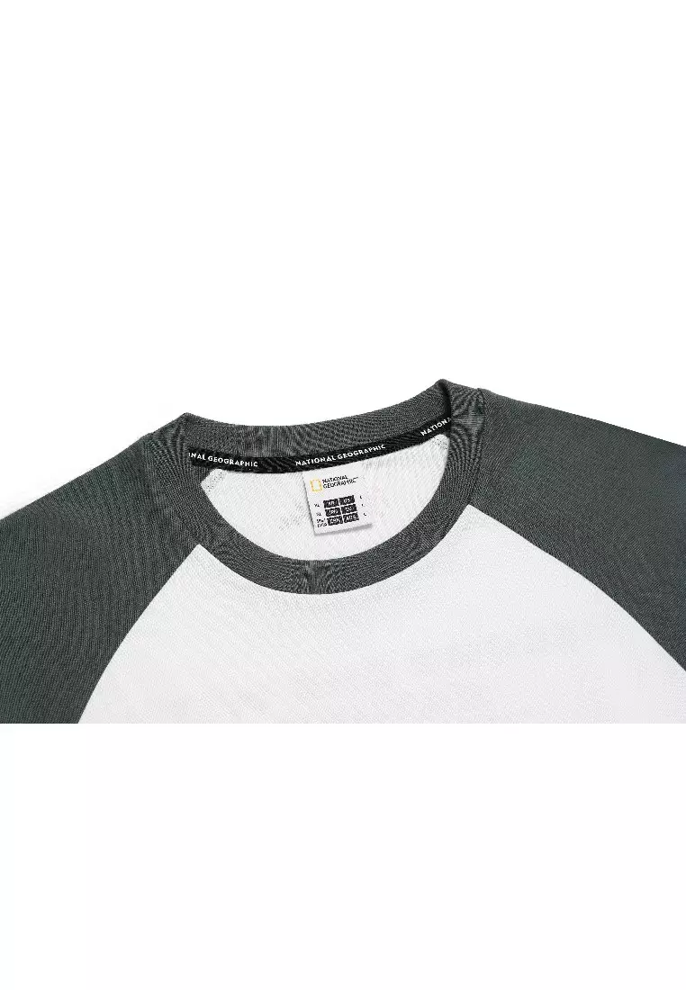 Men's Semi-Oversized Raglan Long Sleeve Tee