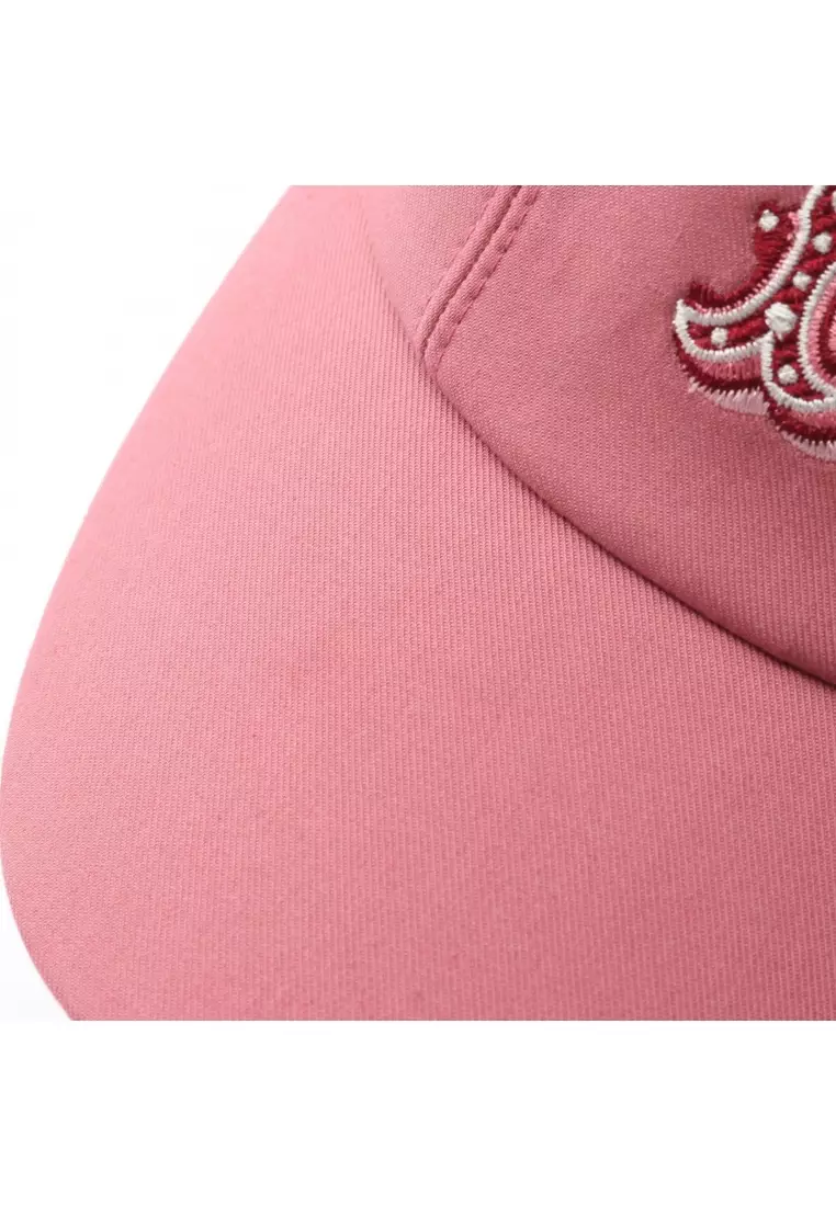 Pre-Loved Hermès Serena HElectric Rose Sorbet casquette cap cotton pink