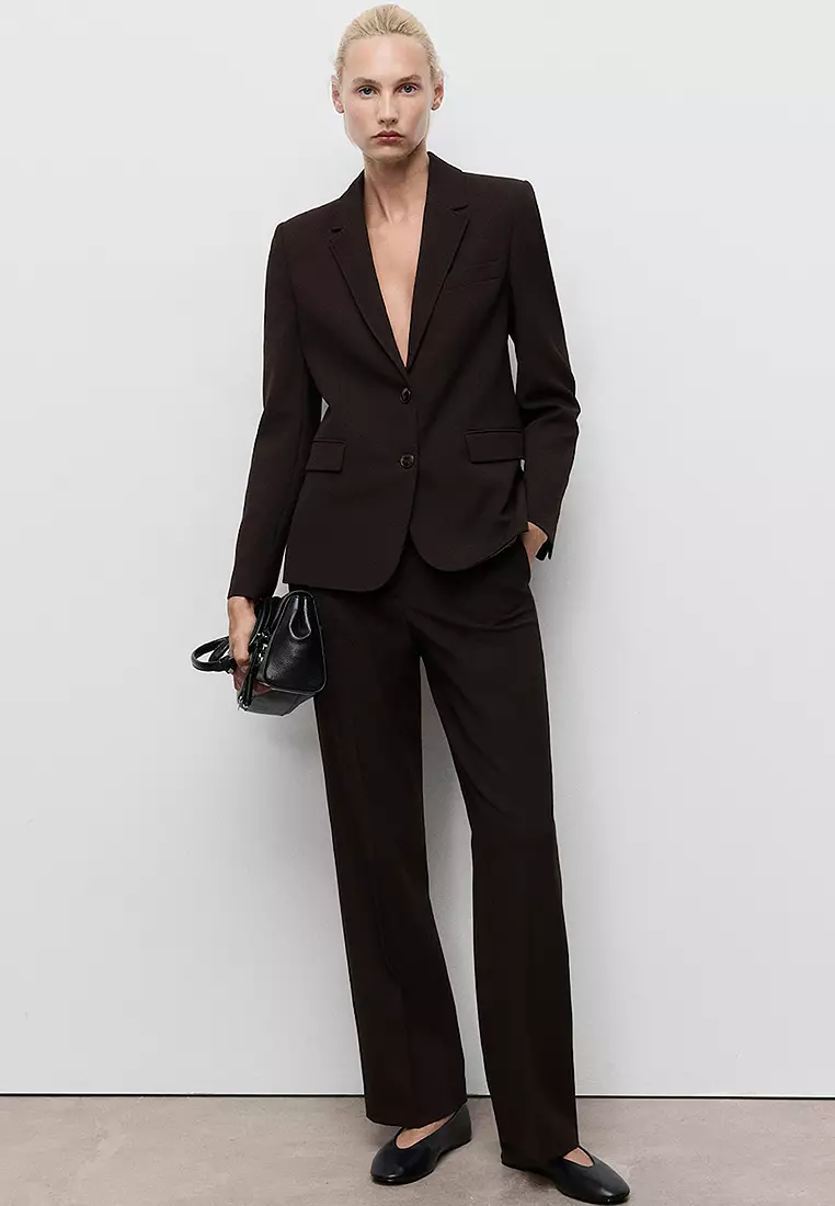 Straight-Fit Suit Jacket