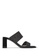 BONIA black Black Celeste Monogram Open Toe Pumps D478FSH483F5F7GS_1