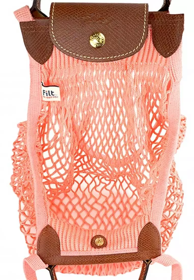 Le Pliage Filet L Mesh Bag Blush 10121HVH
