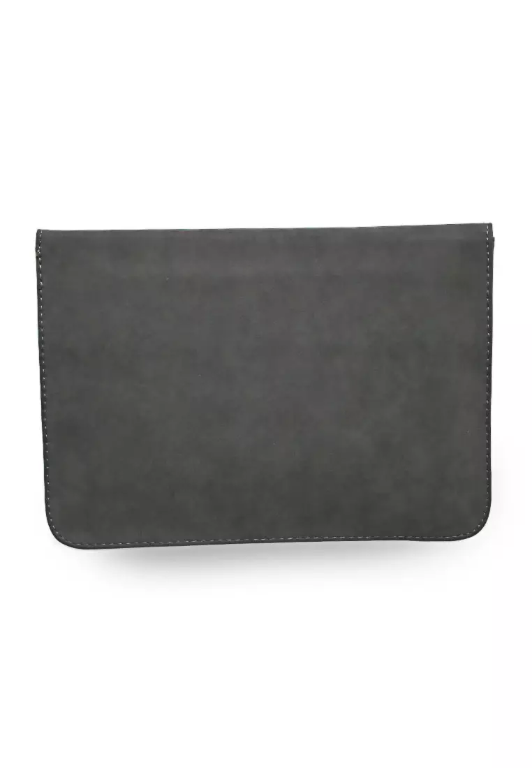 Quenty Sleeve Case Laptop 13 Inch Unisex Comportable Design Material Felt ORIGINAL - Gray