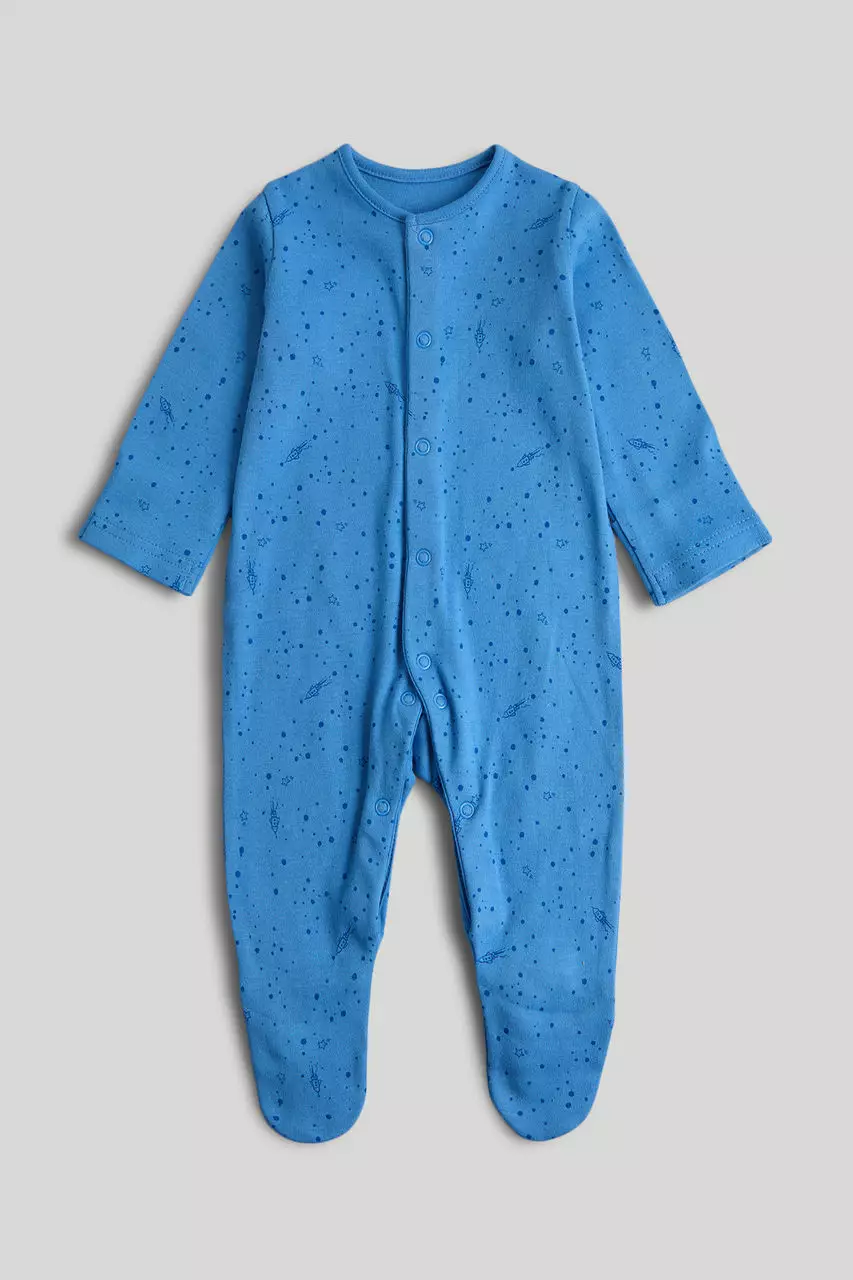 Mothercare 3 Pack Space Sleepsuits - Piyama Bayi Laki-laki (Multi)