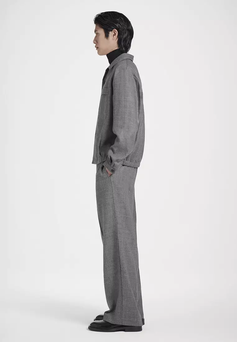 Wool-Flannel Overshirt