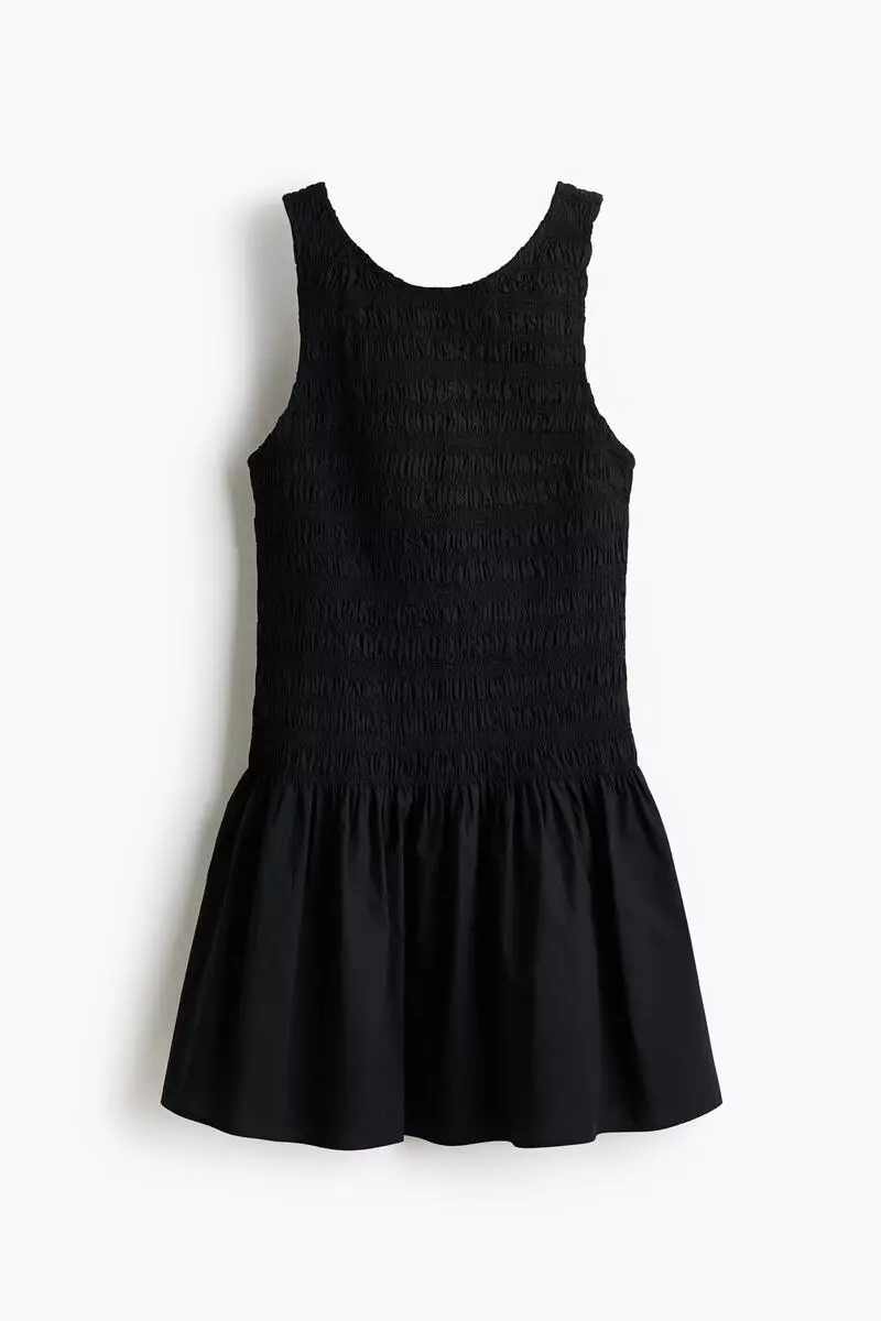 Smocked cotton dress