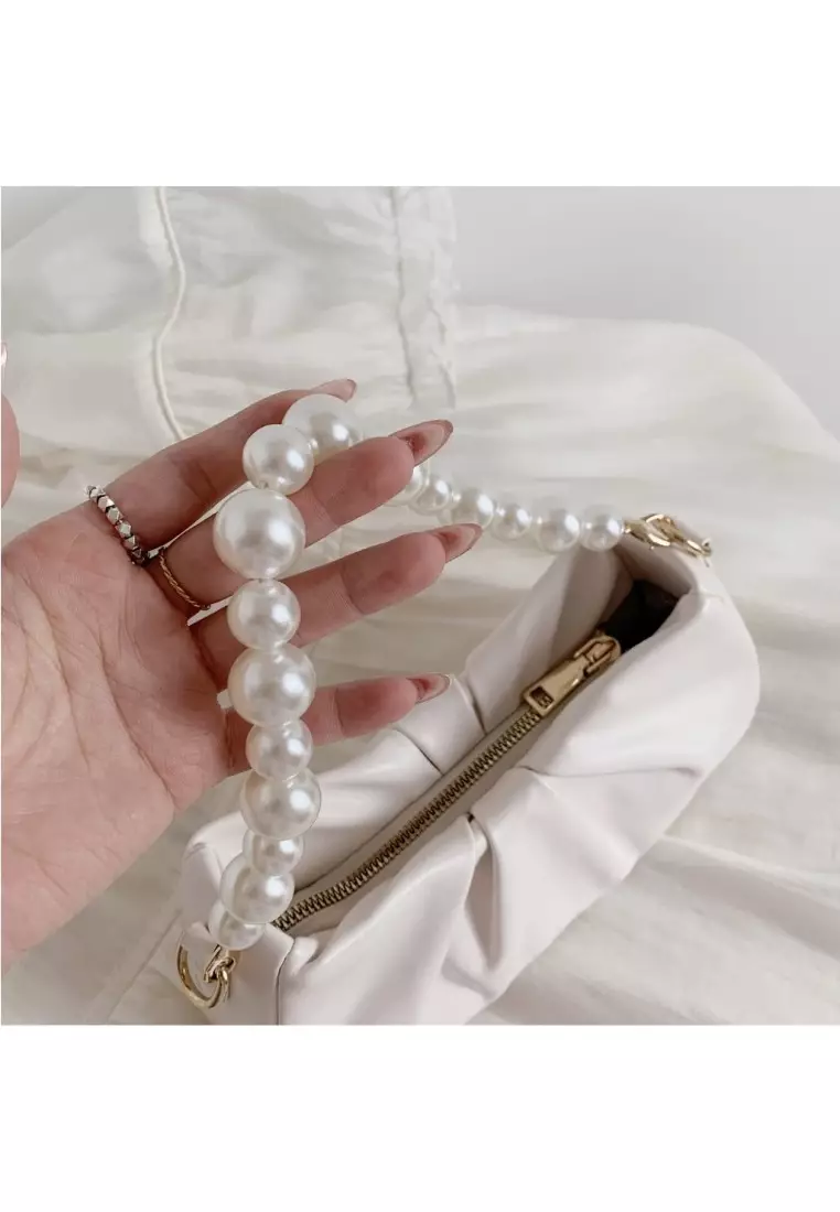 Jemima White Mini Hand Sling Crossbody Bag