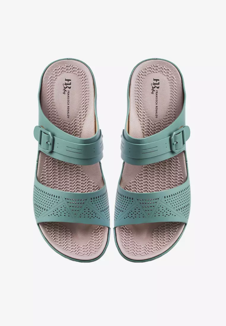 Sandal Capit Platform Wanita PU Premium Ringan L.Imelda 02