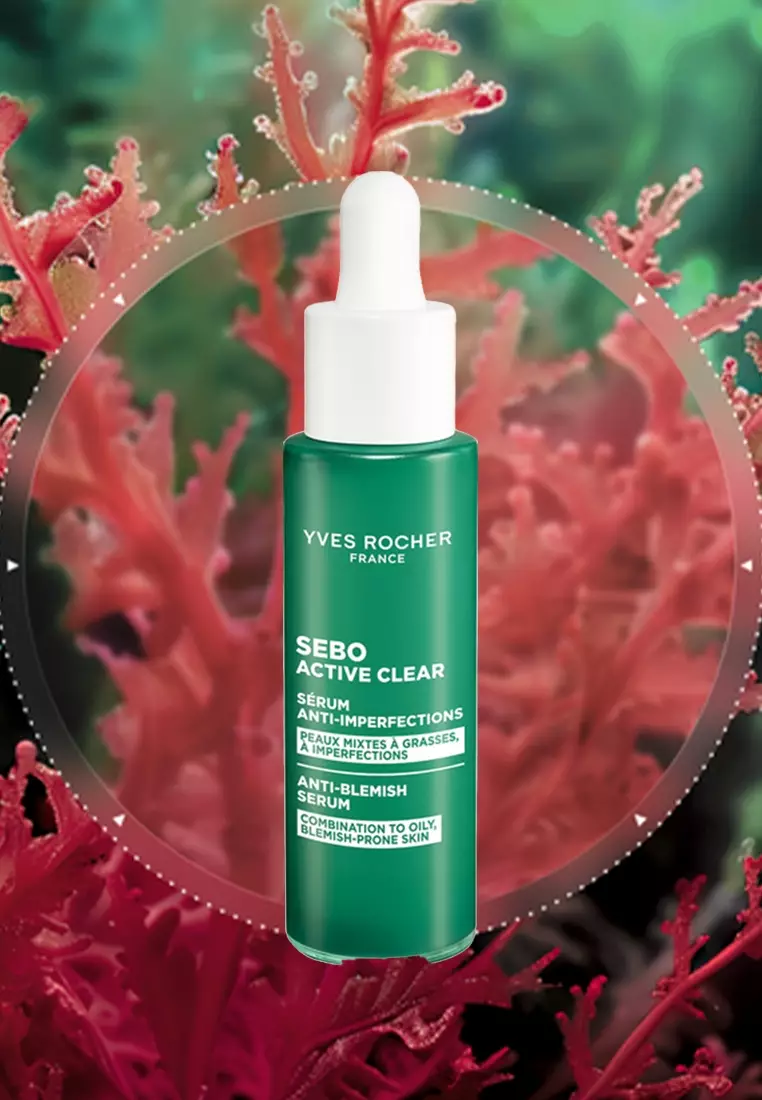 Sebo Active Clear Anti Blemish Serum 30ml - Reduces Pores, Blackheads & Spots