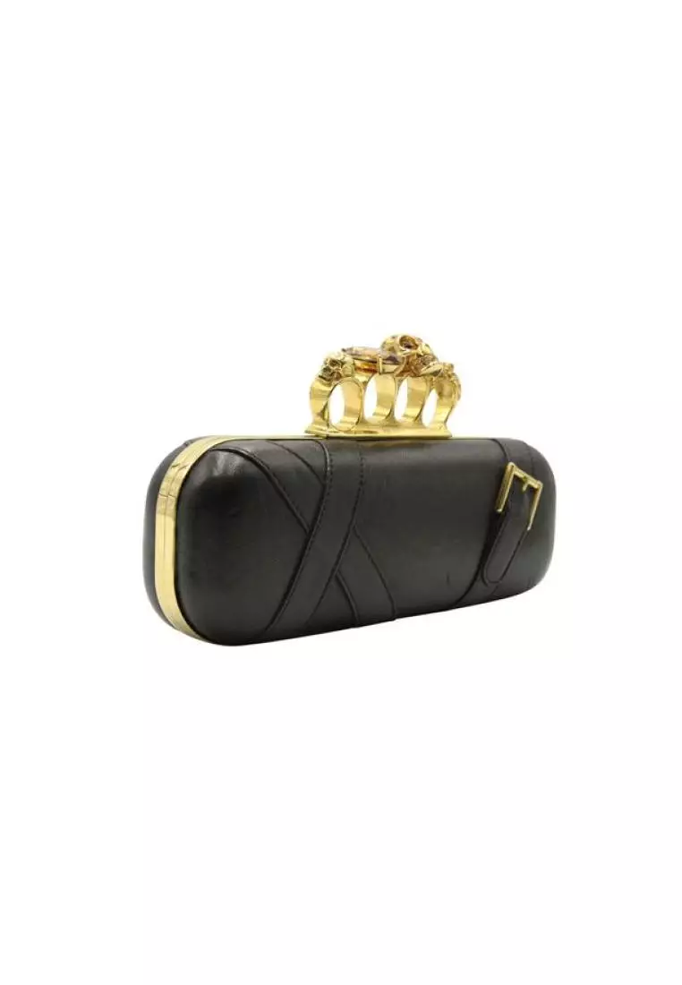 Alexander mcqueen purse brass on sale knuckles