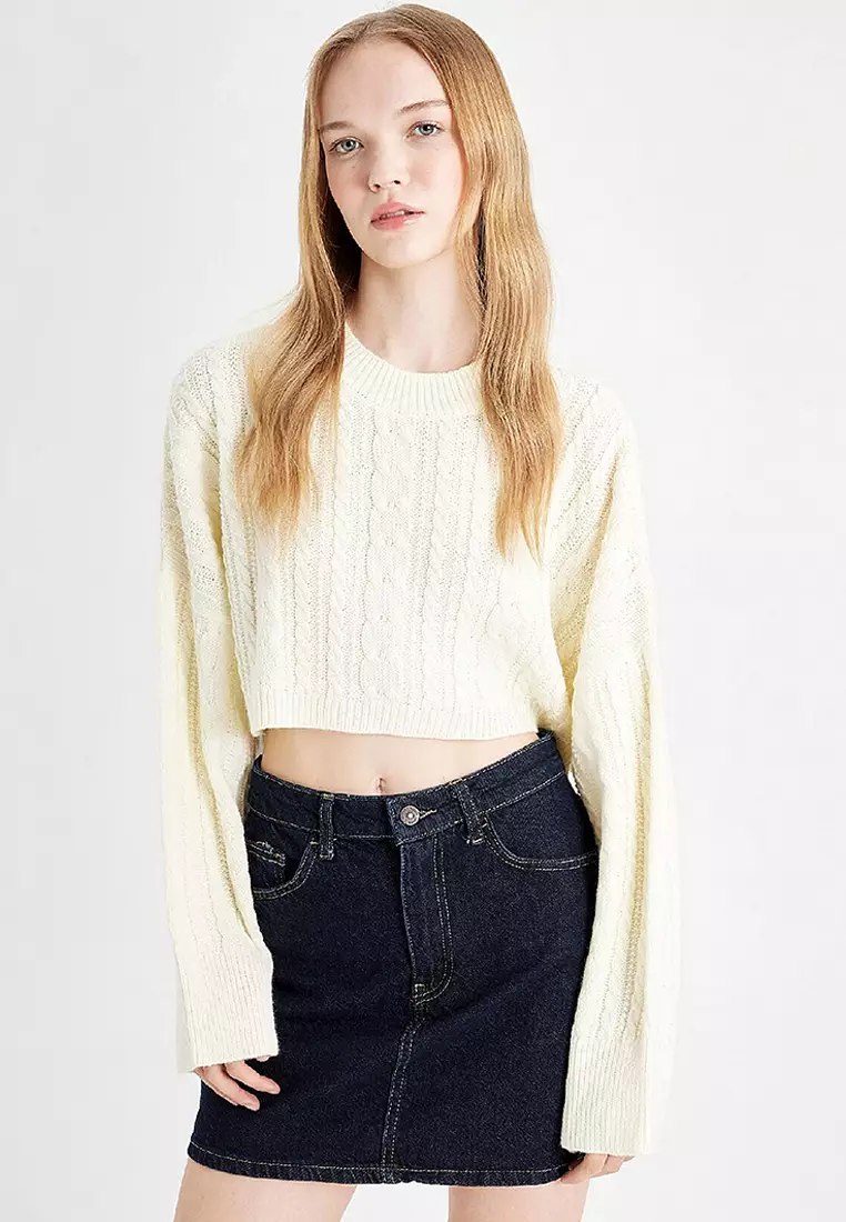 Braided Knit Jumper