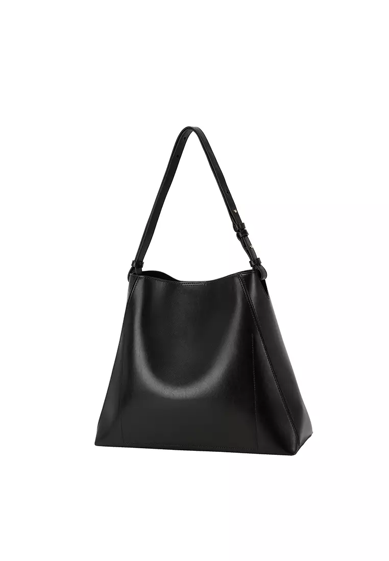 Triangular Shoulder Bag - Noir