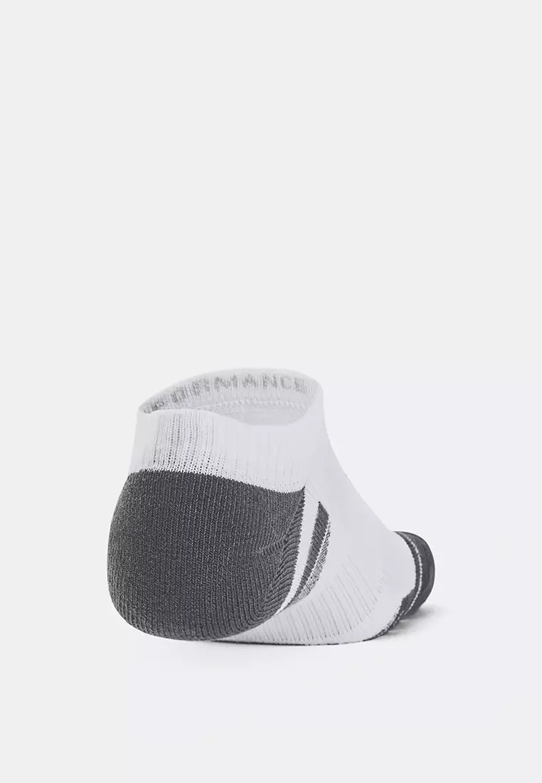UA Performance Tech中性隱形運動襪3對裝