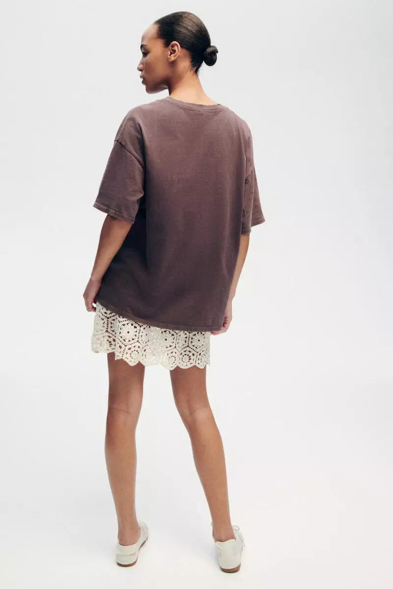 Oversized printed T-shirt