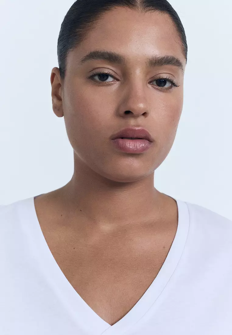 V-Neck Cotton T-Shirt