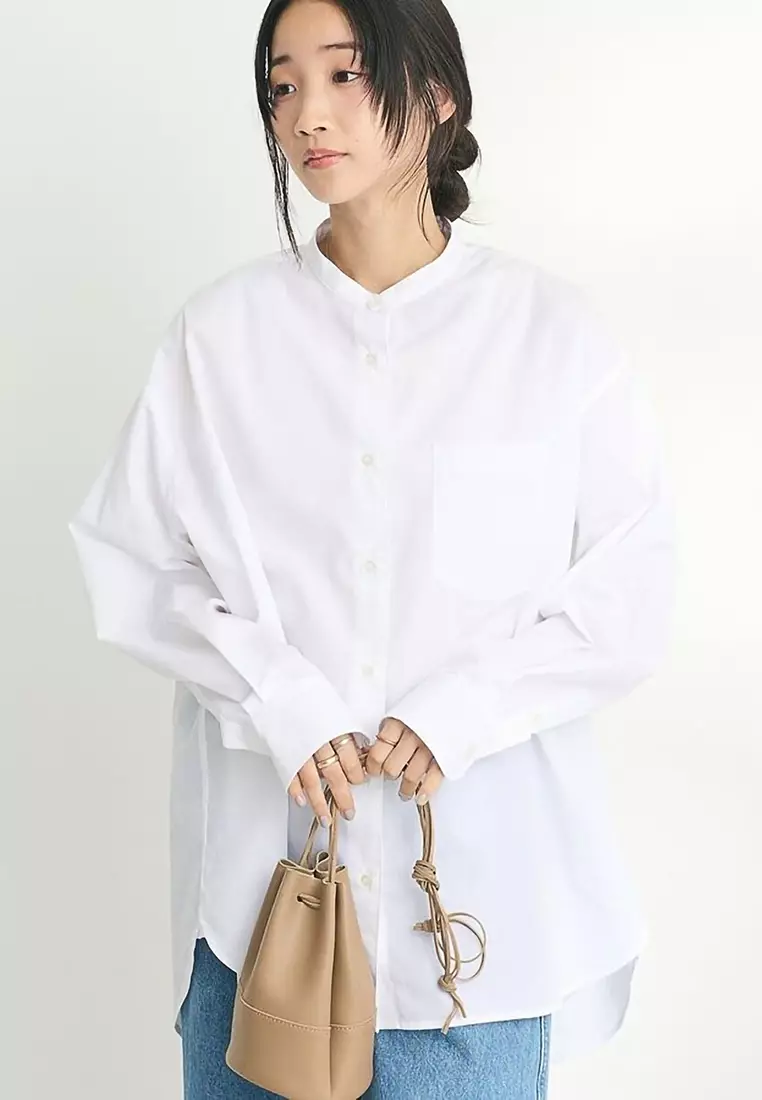 Craft Standard Boutique - Hayato Band Collar Shirt