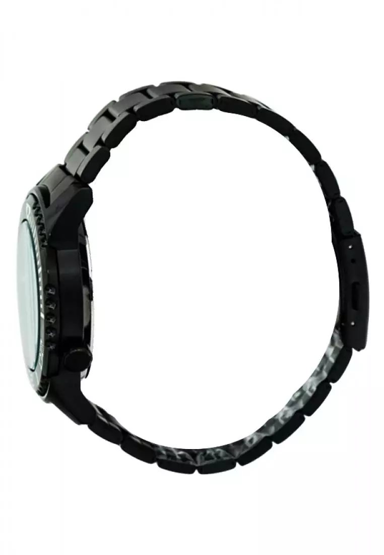 Jam Tangan Pria Alba Original Garansi Resmi AS9N29 AS9N29X1 Strap Stainless Steel Black Red