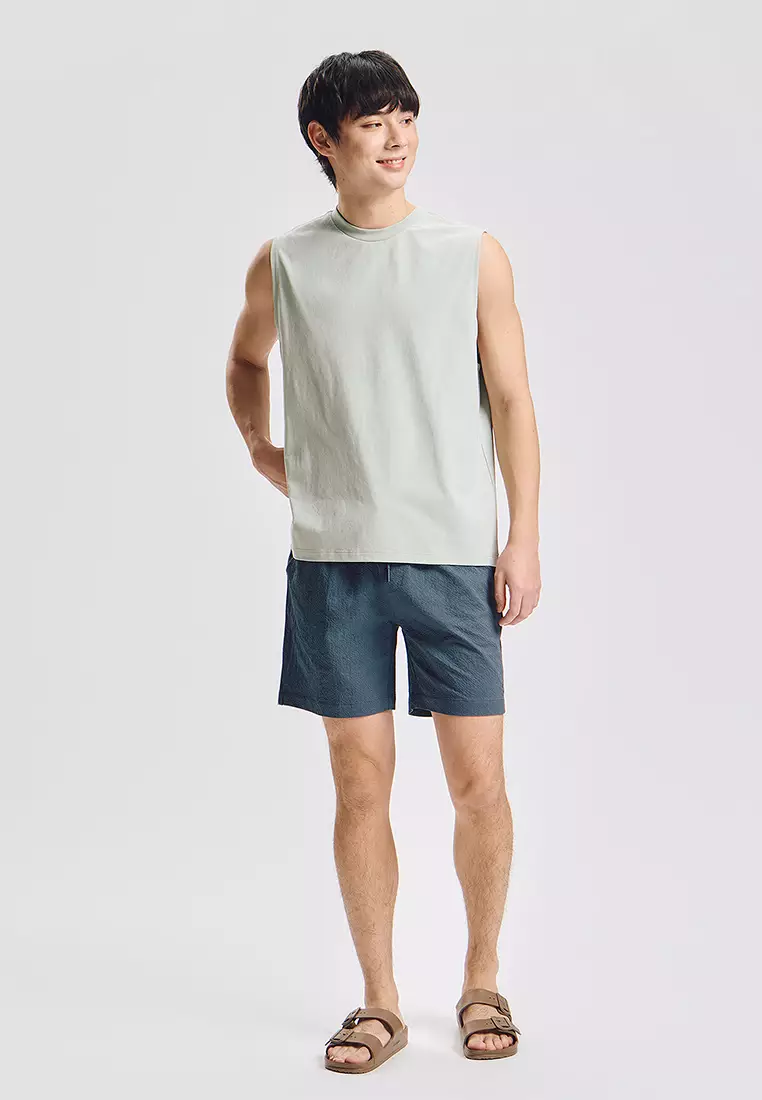 Modern Fit Swim Seersucker Shorts