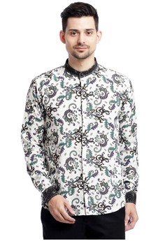 Baju Koko Batik Jual Baju Koko Batik Pria Zalora Indonesia