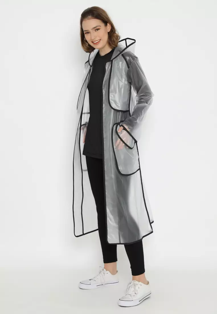 Quinnsha Rain Coat Black
