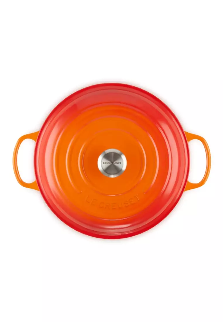 PRE-ORDER) Le Creuset Rice Pot / Cocotte Every 18cm in Volcanic Orange