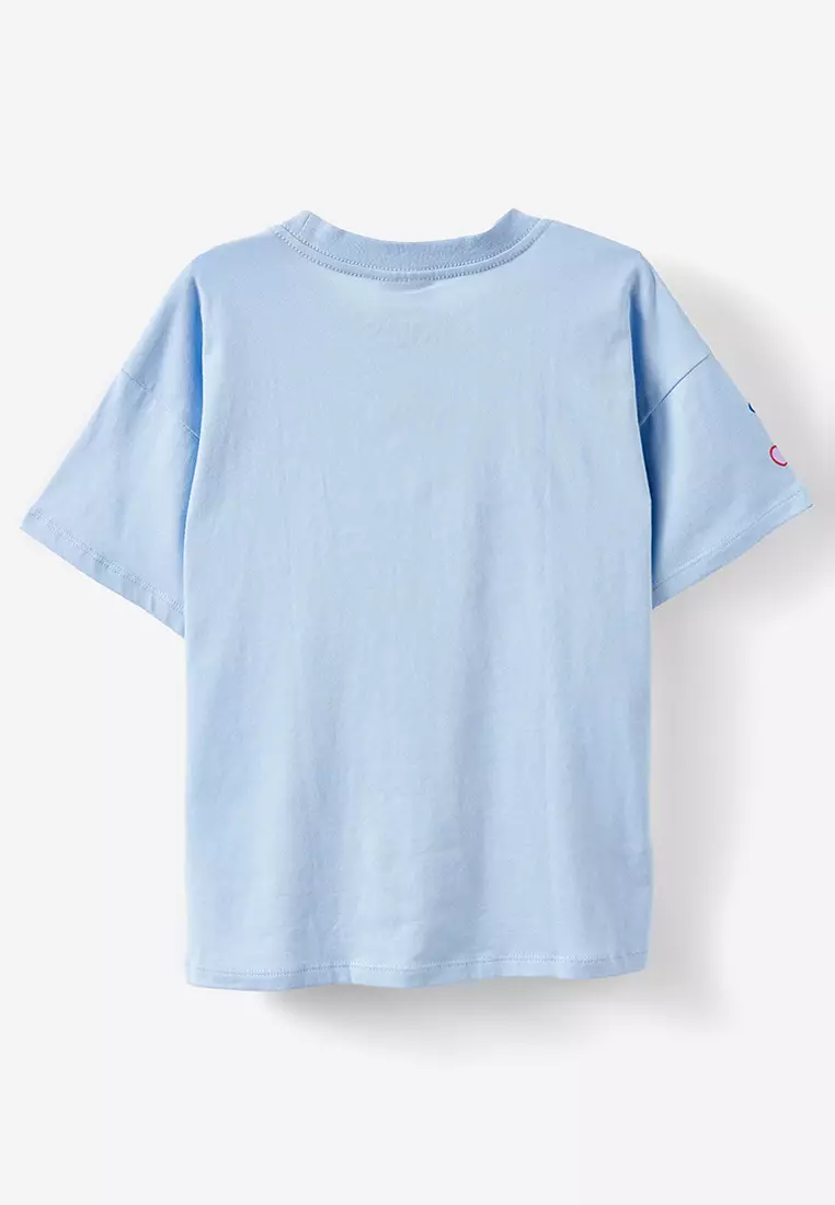 Licensed Drop Shoulder Short Sleeves Tee