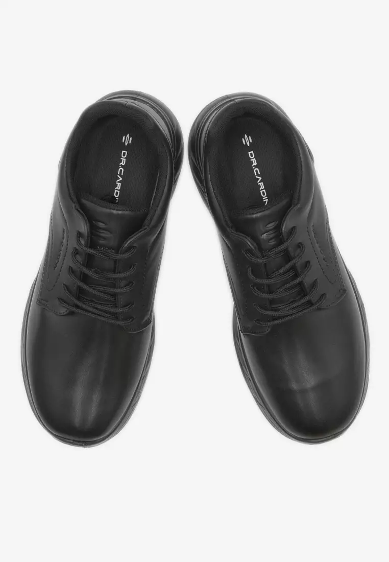 Dr Cardin Men Faux Leather Ultra Light Lace-Up Shoes YAD-61109