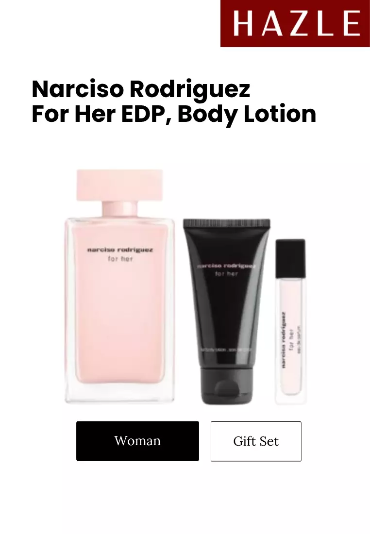 [Gift Set] For Her Woman EDP 100 ml + Body Lotion 50 ml + Travel Spray 10 ml