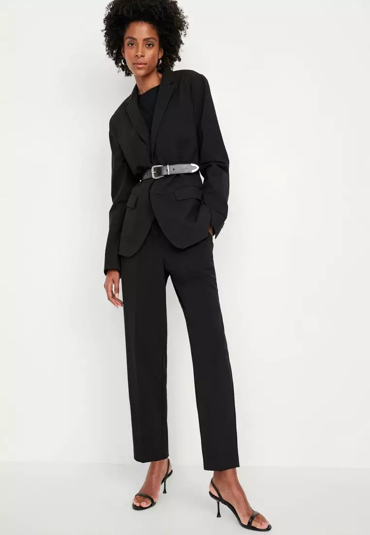 High-Waisted Billie Straight Trouser