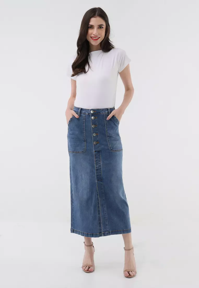Denim Skirt Ladies