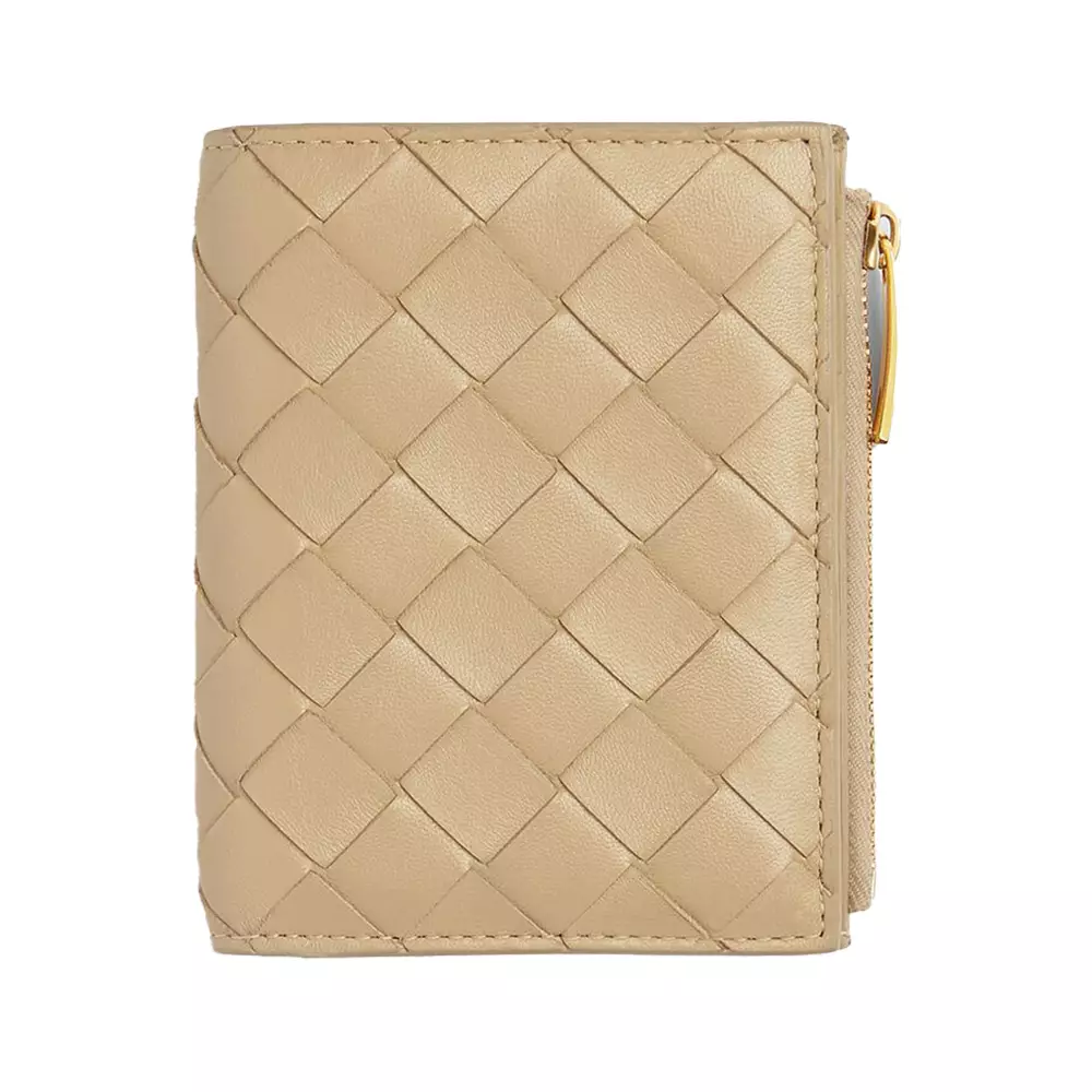 Jual BOTTEGA VENETA Bottega Veneta Intrecciato Small Bi-Fold Zip Wallet ...