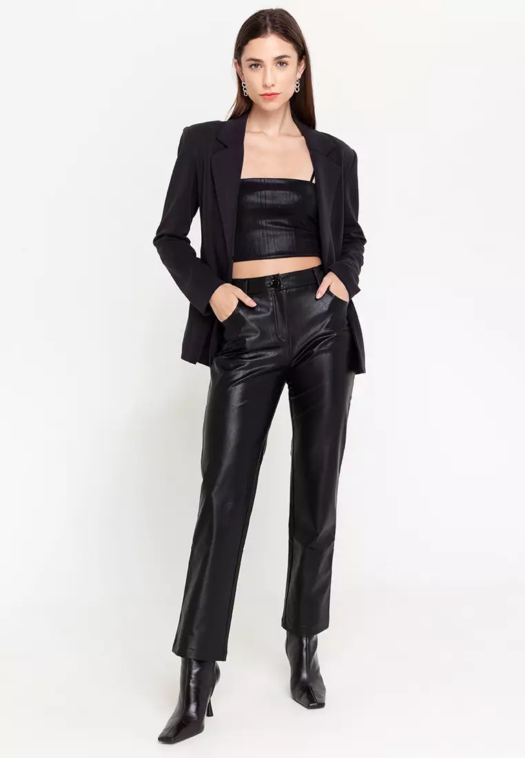 Buy Twenteen Low Waisted Vegan Pleather Pants 2024 Online