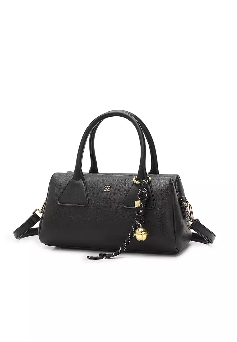 Women's Top Handle Bag / Sling Bag / Crossbody Bag - Black