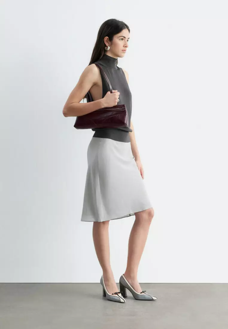 Knee-Length Slip Skirt