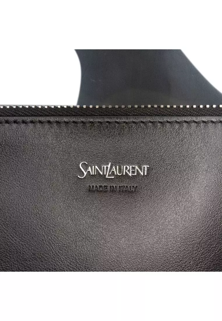 Pre-Loved Saint Laurent Maxi Pvc Transparent Y Tote