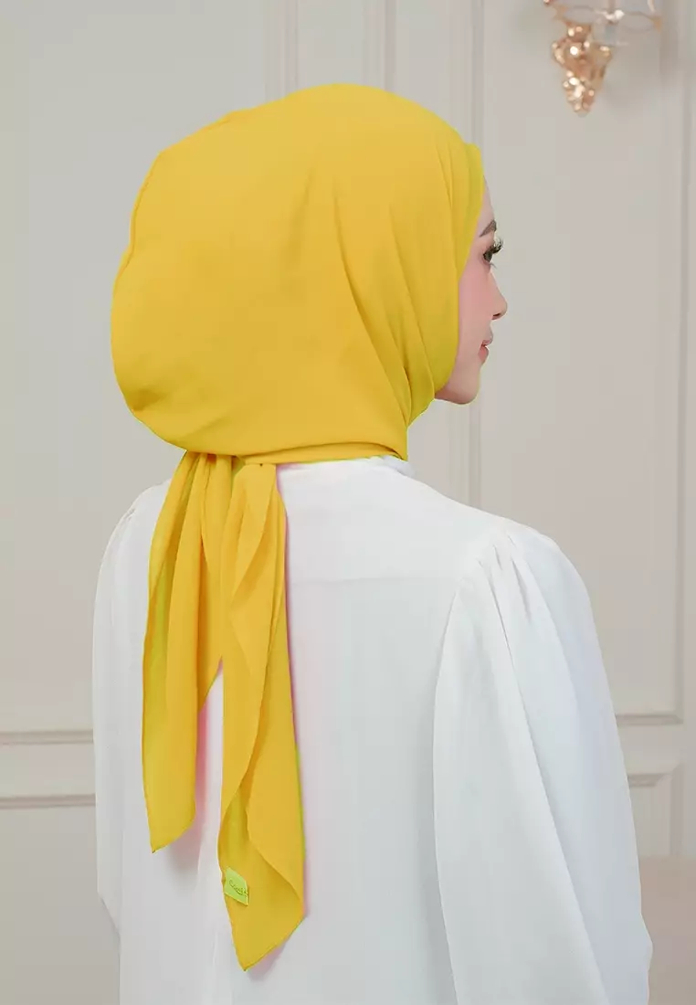 HIJAB INSTAN MAGNET SYIFA - LIGHT MUSTARD