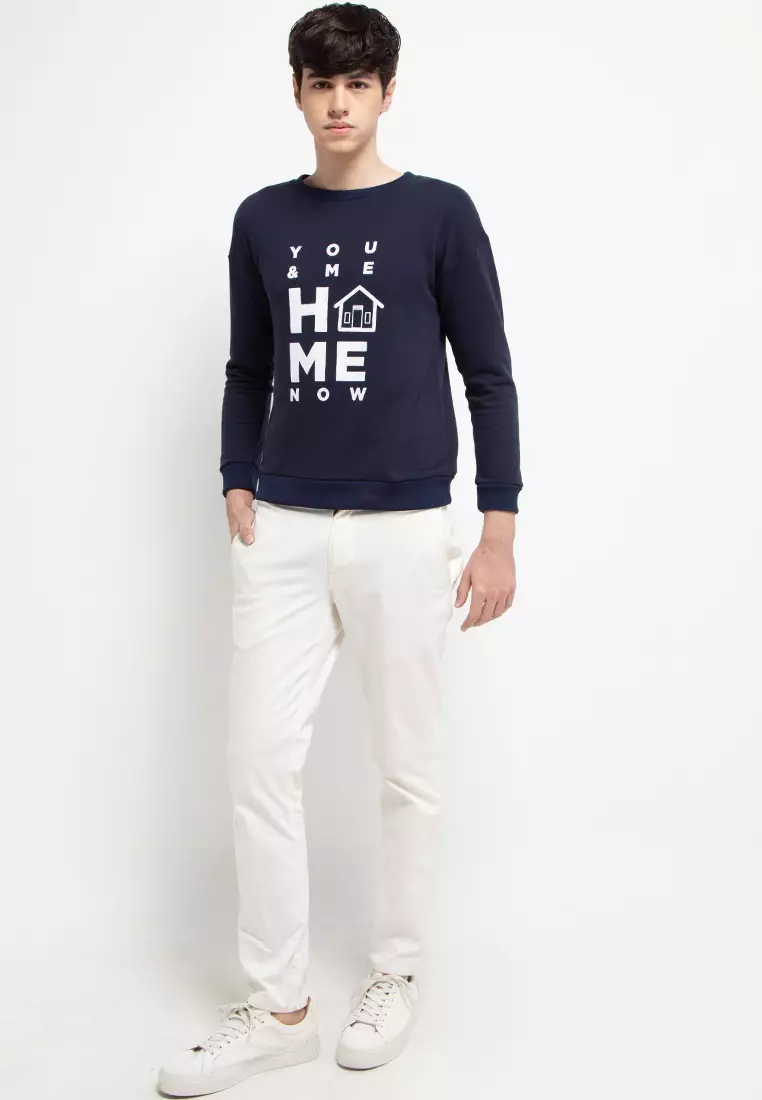 Sweater Long Sleeve Print You And Me